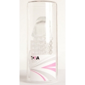 Гелевая прозрачная насадка с 2 отростками - 13 см. - Toyfa Basic - в Санкт-Петербурге купить с доставкой