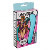 Голубой мини-вибратор Universe Secret Flower - 12,6 см. - Lola Games