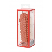 Телесная насадка на фаллос с бугорками KOKOS Extreme Sleeve 10 - 15,8 см. - KOKOS - в Санкт-Петербурге купить с доставкой