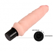 Вибратор телесного цвета  Realistic Cock Vibe - 15,5 см. - Erowoman-Eroman