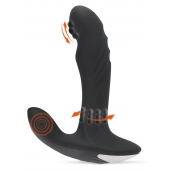 Черный вибромассажер простаты с функцией римминга Plug with Perineum Stimulator - 16,6 см. - Orion - в Санкт-Петербурге купить с доставкой