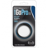 Черно-синее эрекционное кольцо Silicone Go Pro Cock Ring - Blush Novelties - в Санкт-Петербурге купить с доставкой