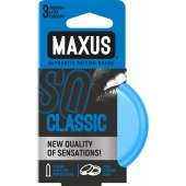 Классические презервативы в железном кейсе MAXUS Classic - 3 шт. - Maxus - купить с доставкой в Санкт-Петербурге