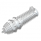 Закрытая прозрачная насадка Crystal sleeve - 14,2 см. - Erowoman-Eroman - в Санкт-Петербурге купить с доставкой