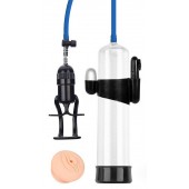 Прозрачная вакуумная вибропомпа Sex Expert с насадкой-вагиной - Sex Expert - в Санкт-Петербурге купить с доставкой