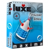 Презерватив LUXE Maxima  Глубинная бомба  - 1 шт. - Luxe - купить с доставкой в Санкт-Петербурге