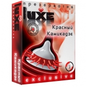 Презерватив LUXE  Exclusive   Красный Камикадзе  - 1 шт. - Luxe - купить с доставкой в Санкт-Петербурге