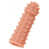 Телесная реалистичная насадка KOKOS Extreme Sleeve 03 с дополнительной стимуляцией - 12,7 см. - KOKOS - в Санкт-Петербурге купить с доставкой