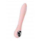 Розовый силиконовый вибратор с электростимуляцией GALVANI VIBE - 21 см. - ToyFa - купить с доставкой в Санкт-Петербурге