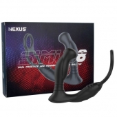 Черная анальная пробка NEXUS SIMUL8 с фиксацией на теле кольцами - Nexus Range - в Санкт-Петербурге купить с доставкой
