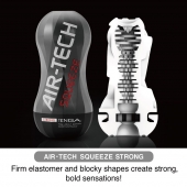 Мастурбатор AIR-TECH Squeeze Strong - Tenga - в Санкт-Петербурге купить с доставкой