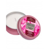 Массажная свеча  Клубника в сливках - БиоМед - купить с доставкой в Санкт-Петербурге