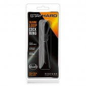 Черное силиконовое лассо на пенис SILICONE LOOP COCK RING - Blush Novelties - в Санкт-Петербурге купить с доставкой