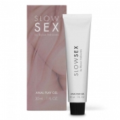 Лубрикант на водной основе Slow Sex Anal Play Gel - 30 мл. - Bijoux Indiscrets - купить с доставкой в Санкт-Петербурге