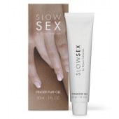 Гель для мастурбации с ароматом кокоса Slow Sex Finger Play Gel - 30 мл. - Bijoux Indiscrets - купить с доставкой в Санкт-Петербурге