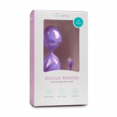 Фиолетовые вагинальные шарики Jiggle Mouse - Easy toys