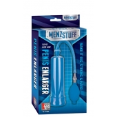 Синяя вакуумная помпа MENZSTUFF PENIS ENLARGER - Dream Toys - в Санкт-Петербурге купить с доставкой