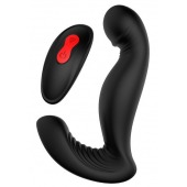 Черный вибромассажер простаты SWIRLING P-PLEASER - Dream Toys - в Санкт-Петербурге купить с доставкой