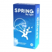 Ультратонкие презервативы SPRING SKY LIGHT - 12 шт. - SPRING - купить с доставкой в Санкт-Петербурге