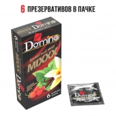 Ароматизированные презервативы DOMINO  Ароматный микс  - 6 шт. - Domino - купить с доставкой в Санкт-Петербурге