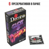 Ароматизированные презервативы DOMINO  Фруктовый слот  - 6 шт. - Domino - купить с доставкой в Санкт-Петербурге