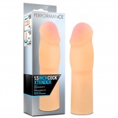 Телесная насадка-удлинитель на пенис PERFORMANCE 1.5INCH COCK XTENDER - 16 см. - Blush Novelties - в Санкт-Петербурге купить с доставкой
