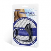 Стимулятор простаты с фиксацией эрекционным кольцом Prostate Gear - BlueLine - в Санкт-Петербурге купить с доставкой