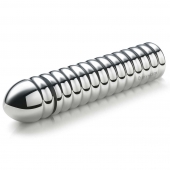 Рельефный фаллос для интенсивного электросекса Groovey George - 20 см. - MyStim - купить с доставкой в Санкт-Петербурге