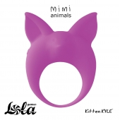 Фиолетовое эрекционное кольцо Kitten Kyle - Lola Games - в Санкт-Петербурге купить с доставкой