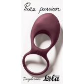 Бордовое эрекционное виброкольцо Daydream - Lola Games - в Санкт-Петербурге купить с доставкой