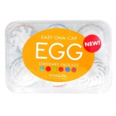 Набор из 6 мастурбаторов Tenga EGG Easy Beat с различным рельефом - Tenga - в Санкт-Петербурге купить с доставкой