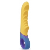 Желтый вибромассажер Tone G-Spot Vibrator - 23 см. - EDC