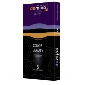 Разноцветные презервативы DOMINO Colour Beauty - 6 шт. - Domino - купить с доставкой в Санкт-Петербурге