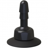 Плаг с присоской для фиксации насадок Deluxe 360° Swivel Suction Cup Plug - Doc Johnson - купить с доставкой в Санкт-Петербурге