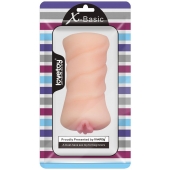Телесный мастурбатор-вагина X-Basic Pocket Pussy без вибрации - Lovetoy - в Санкт-Петербурге купить с доставкой