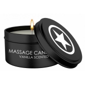 Массажная свеча с ароматом ванили Massage Candle - Shots Media BV - купить с доставкой в Санкт-Петербурге