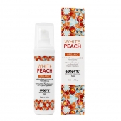 Разогревающее массажное масло Gourmet White Peach Organic с органическими ингредиентами - 50 мл. - Exsens - купить с доставкой в Санкт-Петербурге