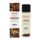 Органическое массажное масло TIGER EYE MACADAMIA - 100 мл. - Exsens - купить с доставкой в Санкт-Петербурге