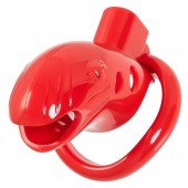 Красный мужской пояс верности из пластика - ToyFa - купить с доставкой в Санкт-Петербурге