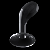 Прозрачный стимулятор простаты Flawless Clear Prostate Plug - 15 см. - Lovetoy - в Санкт-Петербурге купить с доставкой