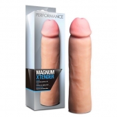 Телесная фаллическая насадка на пенис Magnum Xtender - 23 см. - Blush Novelties - в Санкт-Петербурге купить с доставкой