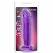 Фиолетовый анальный фаллоимитатор Sweet N Small 6 Inch Dildo With Suction Cup - 16,5 см. - Blush Novelties