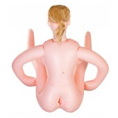 Надувная секс-кукла с реалистичной головой и поднятыми ножками - ToyFa - в Санкт-Петербурге купить с доставкой