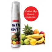 Гель-смазка Tutti-frutti со вкусом тропических фруктов - 30 гр. - Биоритм - купить с доставкой в Санкт-Петербурге