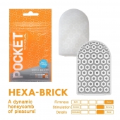 Карманный мастурбатор HEXA-BRICK - Tenga - в Санкт-Петербурге купить с доставкой