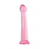 Розовый нереалистичный фаллоимитатор Jelly Dildo L - 20 см. - Toyfa Basic