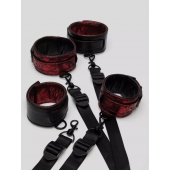 Изысканный набор фиксаций на кровати Reversible Under Mattress Restraint Set - Fifty Shades of Grey - купить с доставкой в Санкт-Петербурге