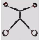Изысканный набор фиксаций на кровати Reversible Under Mattress Restraint Set - Fifty Shades of Grey - купить с доставкой в Санкт-Петербурге