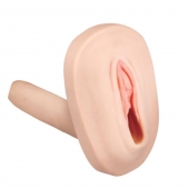 Мастурбатор-вагина с вибрацией и выносным пультом управления REALSTUFF SMOOTH   BALD - Dream Toys - в Санкт-Петербурге купить с доставкой