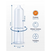 Презервативы MY.SIZE размер 57 - 3 шт. - My.Size - купить с доставкой в Санкт-Петербурге